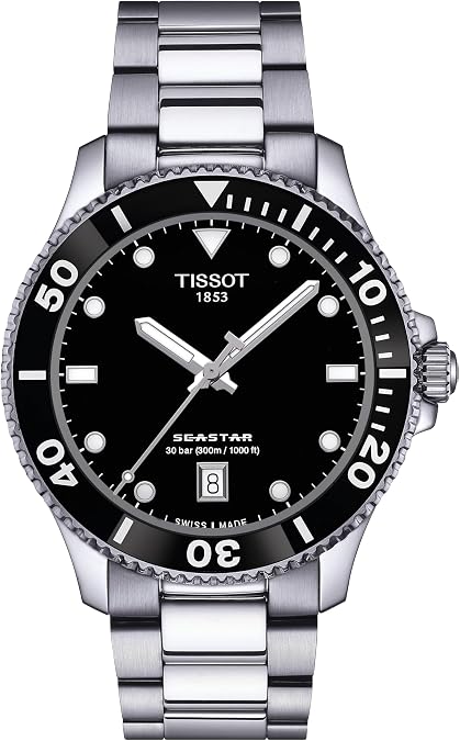 Tissot Seastar 1000, Swiss Quartz, 40mm, Black Dial, Watch