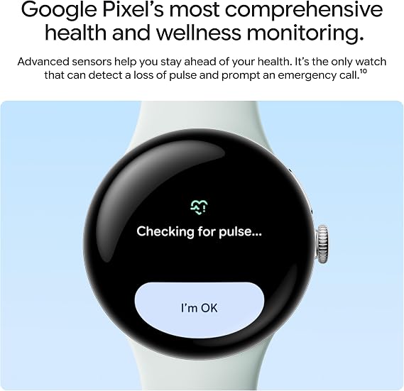 Google Pixel Watch 5 (41mm) - Android Smartwatch - Obsidian - Wi-Fi